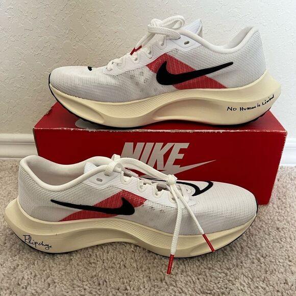 Nike Zoom Fly 5 Low Eliud Kipchoge White Running Shoes main image 9